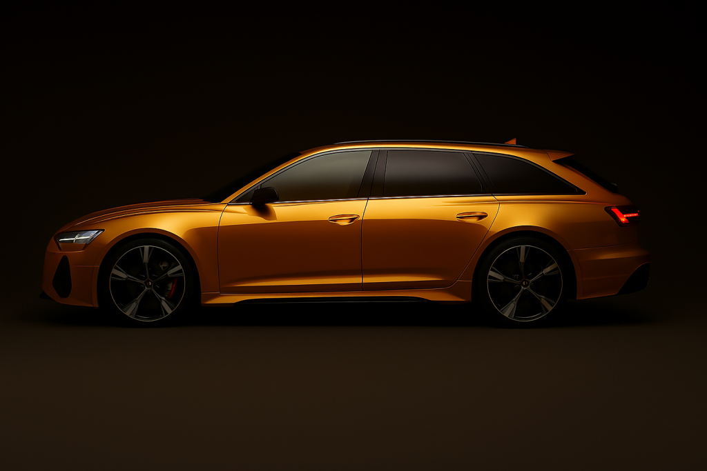Chameleon Shield, Paint Protection Film, Coloured PPF, Orange, Audi, RS6, Coventry, Midlands