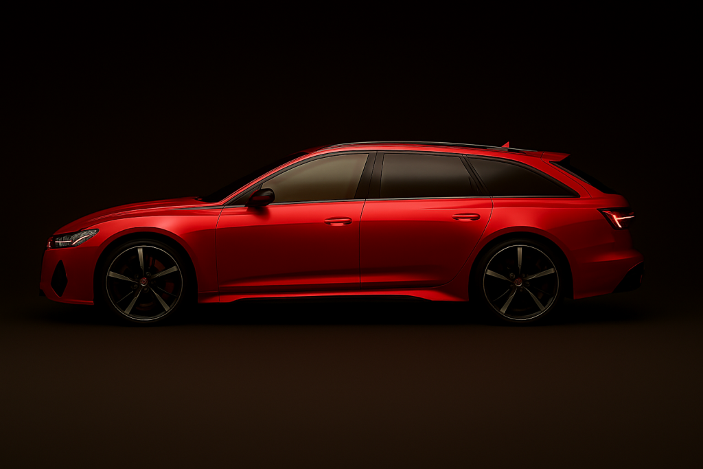 Chameleon Shield, Paint Protection Film, Coloured PPF, Red, Audi, RS6, Coventry, Midlands
